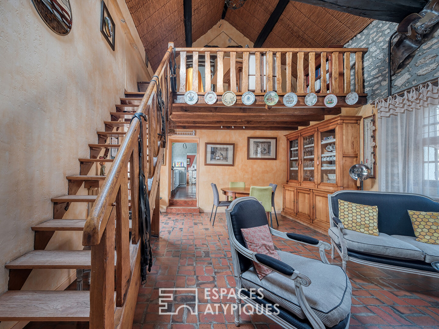 La maison de campagne et sa dépendance au sud de l’Essonne