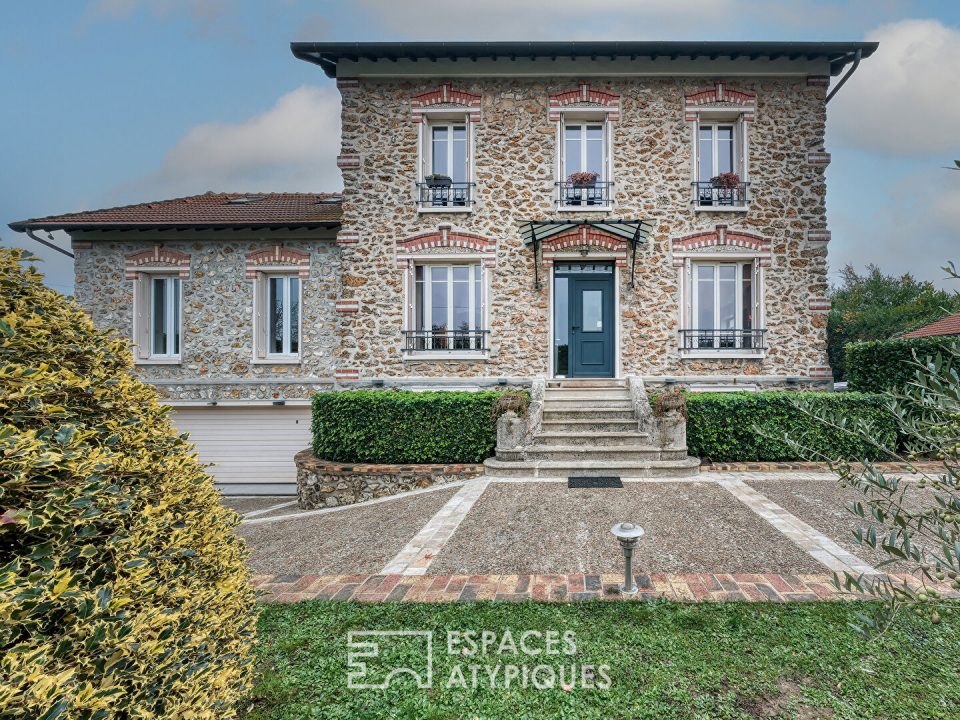 La Maison de caractère entièrement rénovée avec un jardin sans vis-à-vis