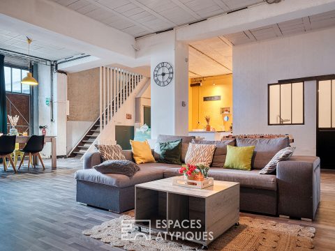 Un loft au calme, ancien atelier au coeur de la ville