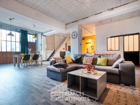 Un loft au calme, ancien atelier au coeur de la ville