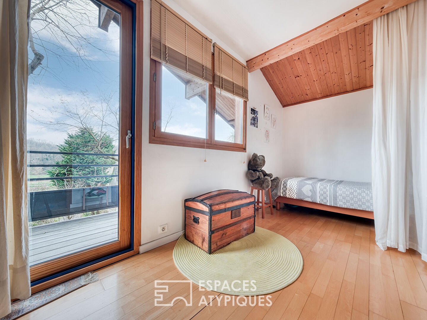 La maison ossature bois en pleine nature et avec une vue imprenable