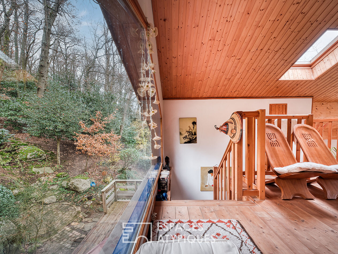 La maison ossature bois en pleine nature et avec une vue imprenable