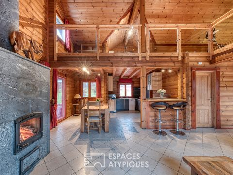 La maison en bois à proximité du Golf de Marivaux