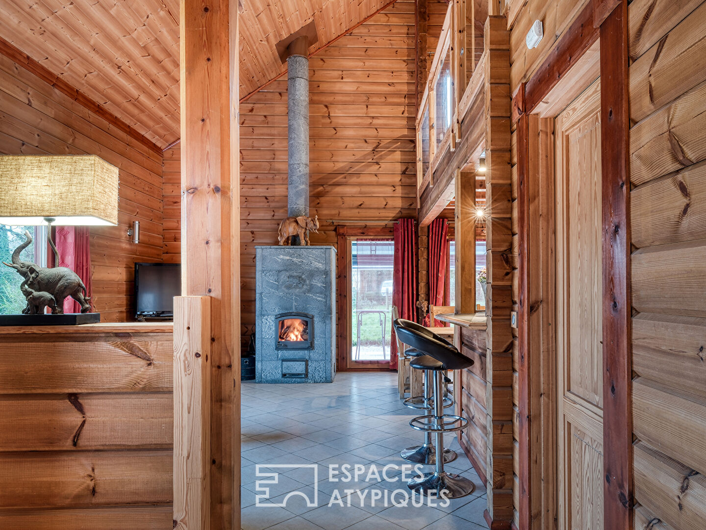 La maison en bois à proximité du Golf de Marivaux