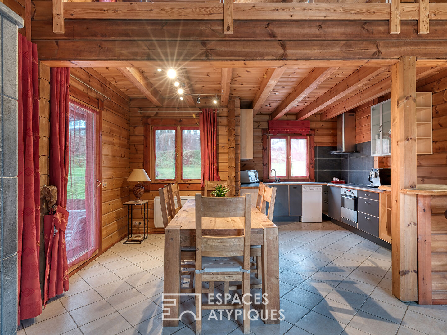 La maison en bois à proximité du Golf de Marivaux