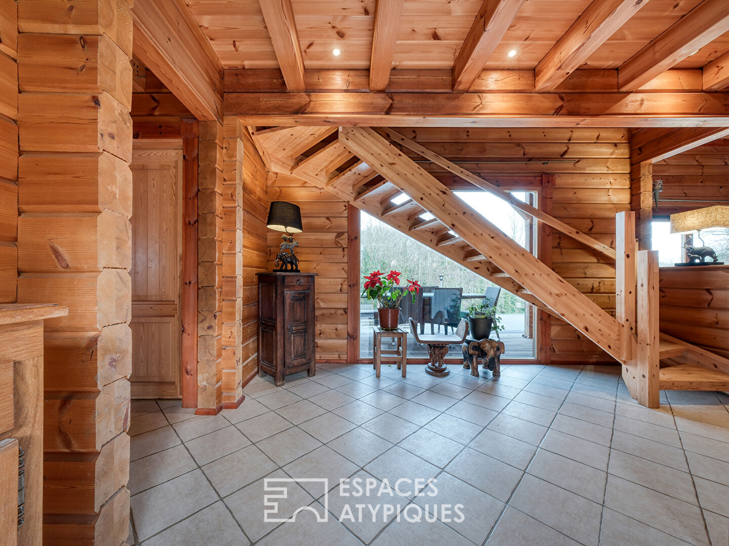 La maison en bois à proximité du Golf de Marivaux