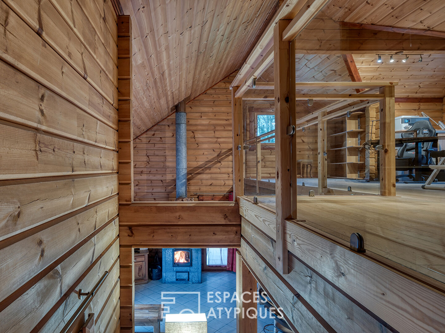 La maison en bois à proximité du Golf de Marivaux