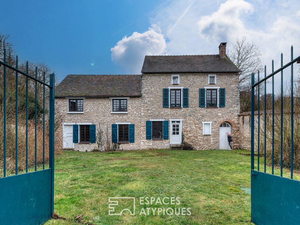 L'authentique maison de campagne au calme et aux portes de Paris