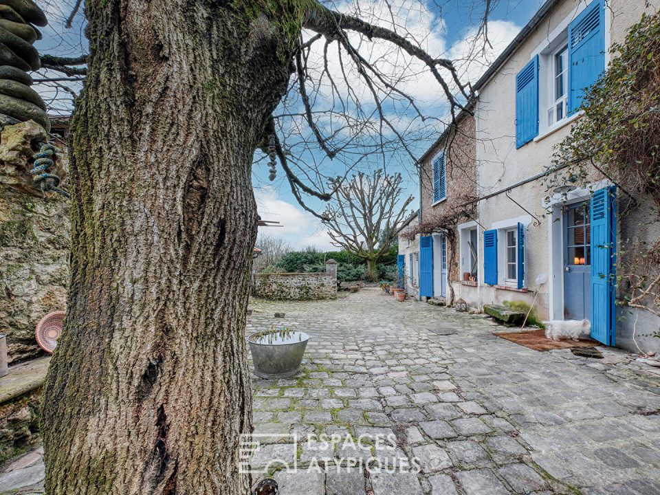 Élégante longère au coeur du village des Molières, en plein parc naturel de la Vallée de Chevreuse