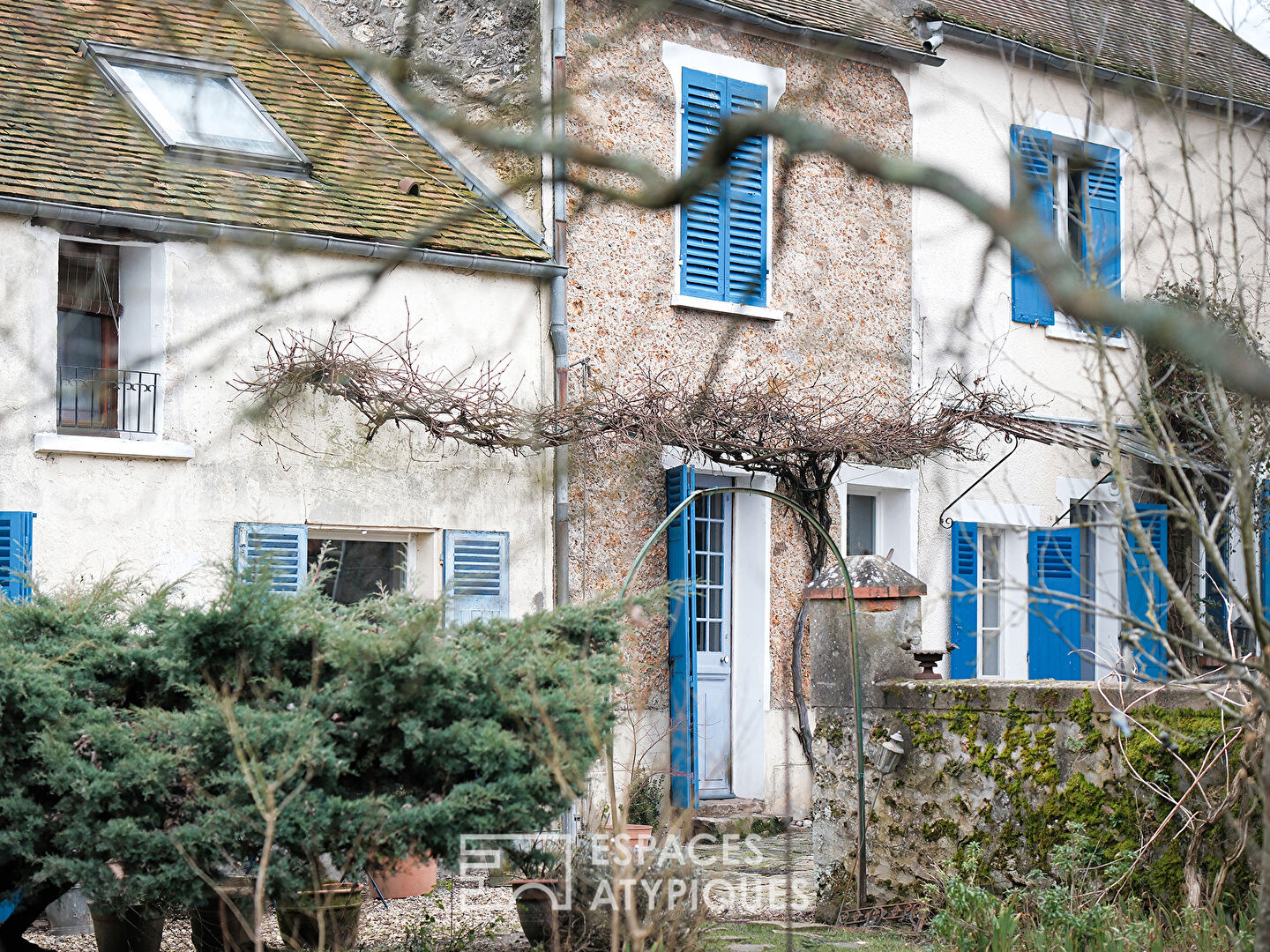 Élégante longère au coeur du village des Molières, en plein parc naturel de la Vallée de Chevreuse