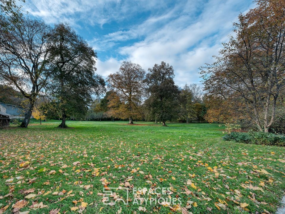 L'appartement de charme et son parc centenaire