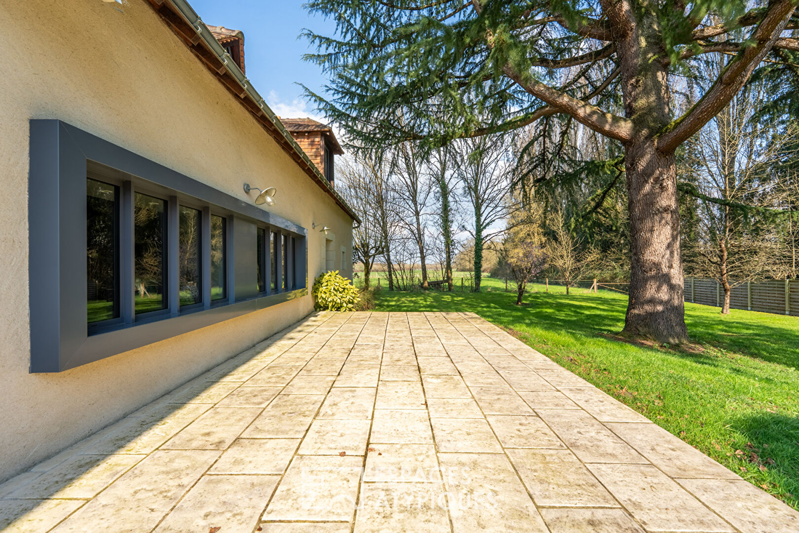 L’élégante longère rénovée à Villandry