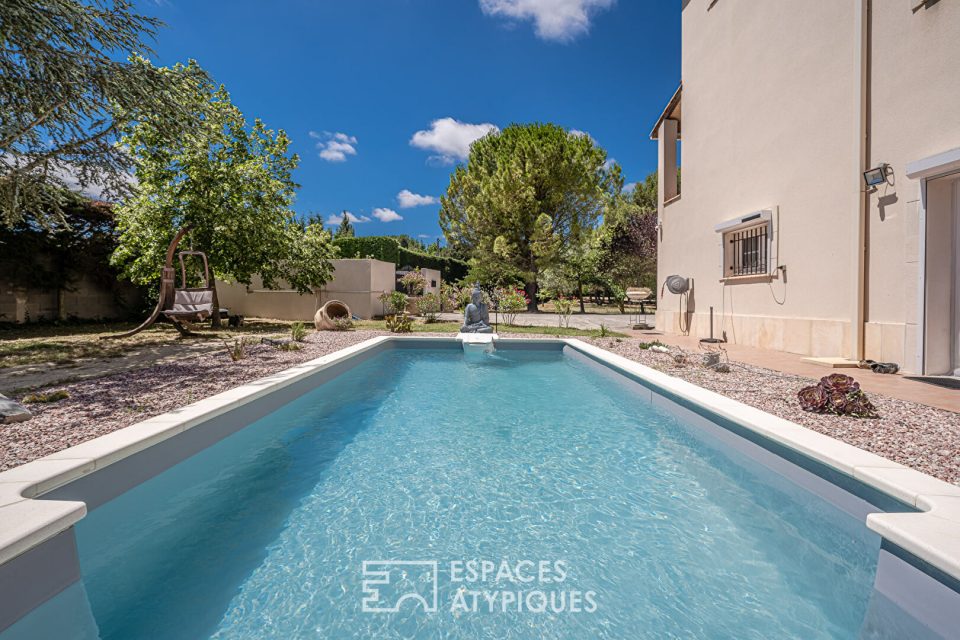 Le calme et l'intimité : Maison 6 chambres - jardin, dépendance et piscine