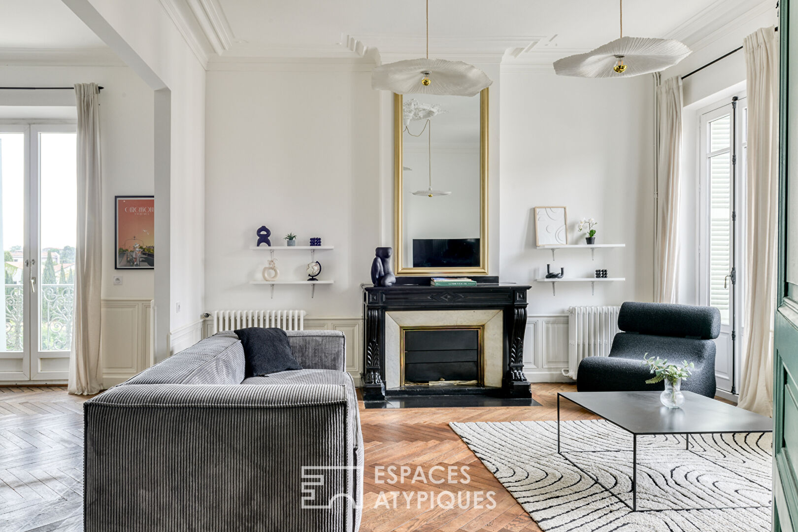 Haussmannian apartment with an exceptional view