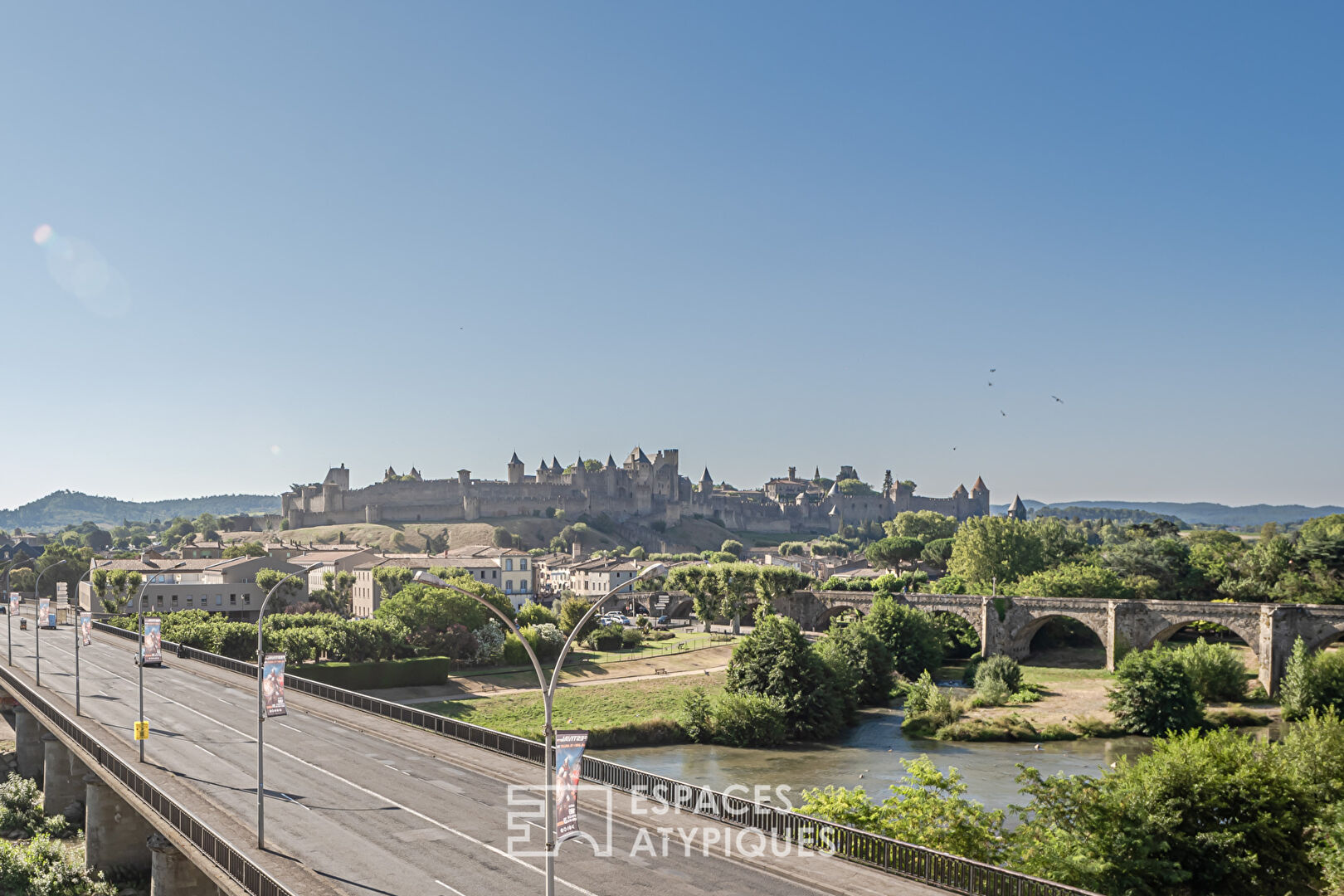 Bel appartement Haussmannien avec vue sur la Cité de Carcassonne