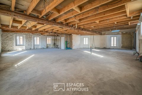 Loft of 180 m2 with south-facing terrace