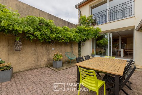 Renovated Lorraine house with terrace and garden