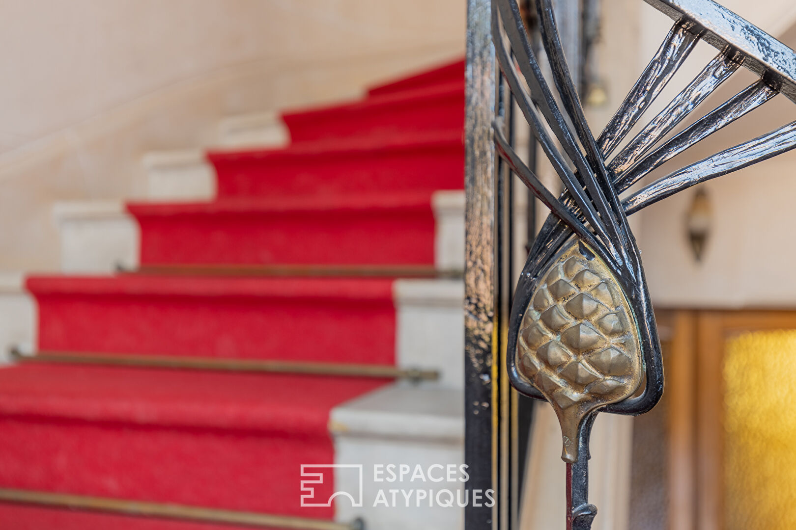 Appartement bourgeois dans un bâtiment Art Nouveau