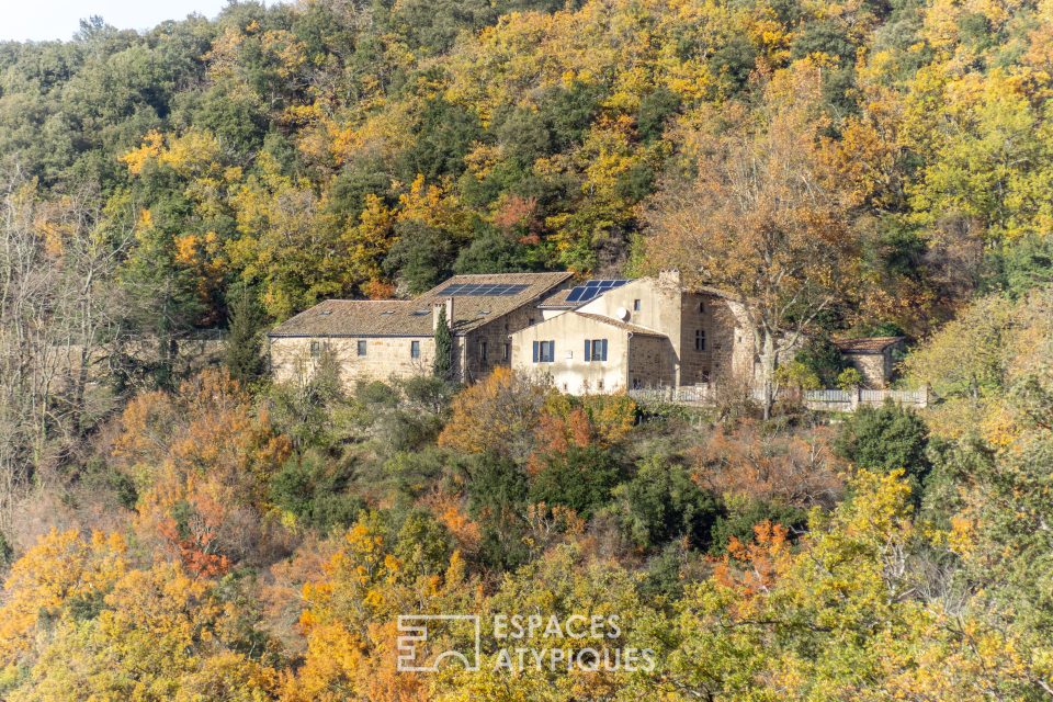 07800 SAINT LAURENT DU PAPE - Hameau entièrement rénové avec vue imprenable - Réf. 071DA