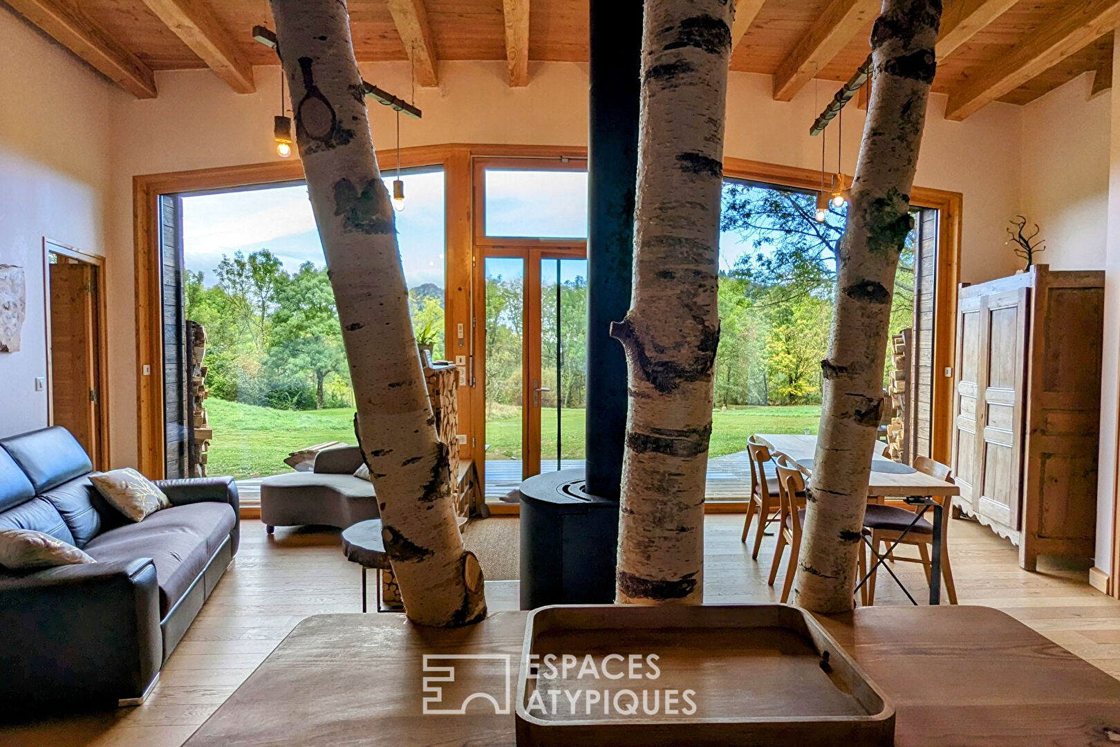 A triptych of ecolodges, for unusual accommodation in the Ardèche and Haute Loire.