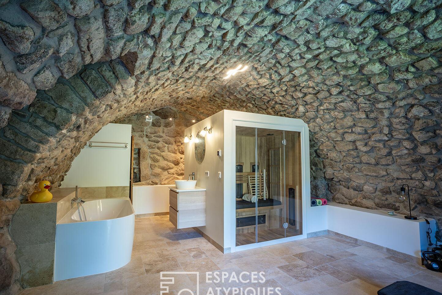 Authentic restored stone house overlooking 16 hectares of land