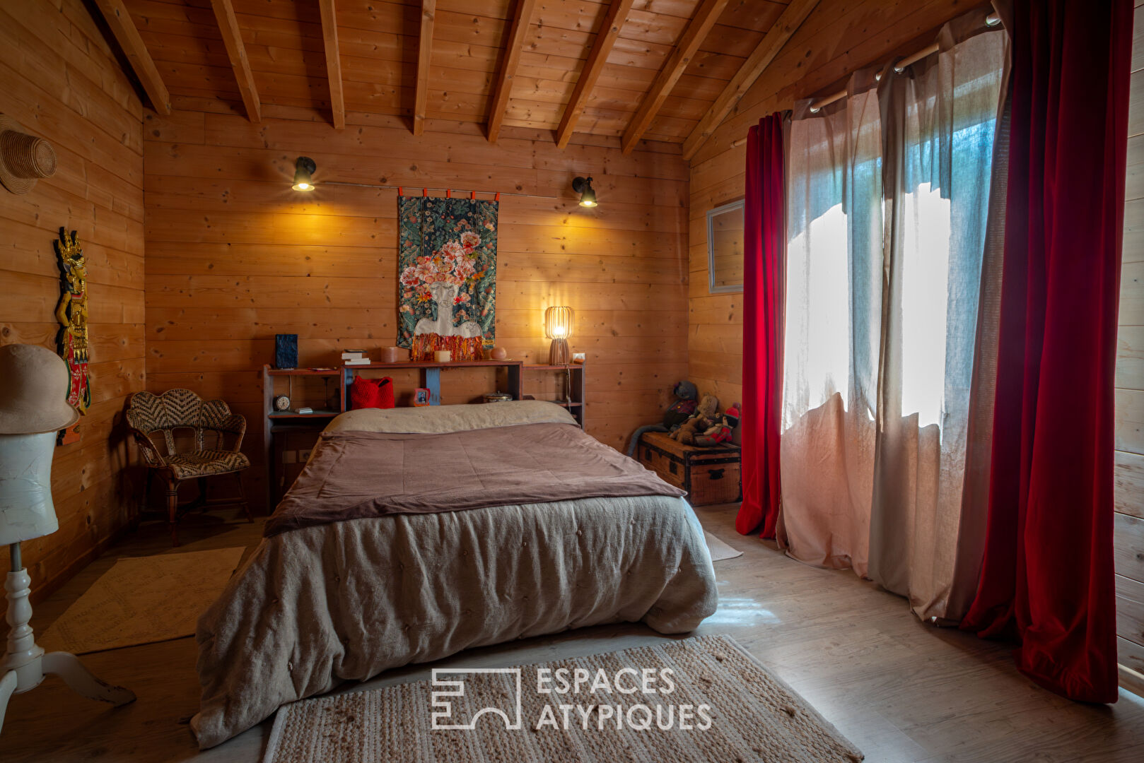 Charming wooden house in the middle of a beautiful pleasure garden in Vals les Bains
