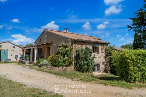 Property with 4 gîtes in the Ardèche near Valence