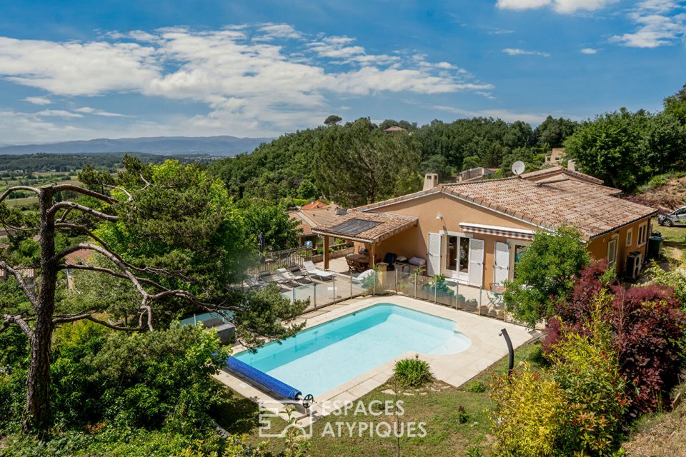 Villa proche Valence, avec piscine, grand sous-sol et vue imprenable !