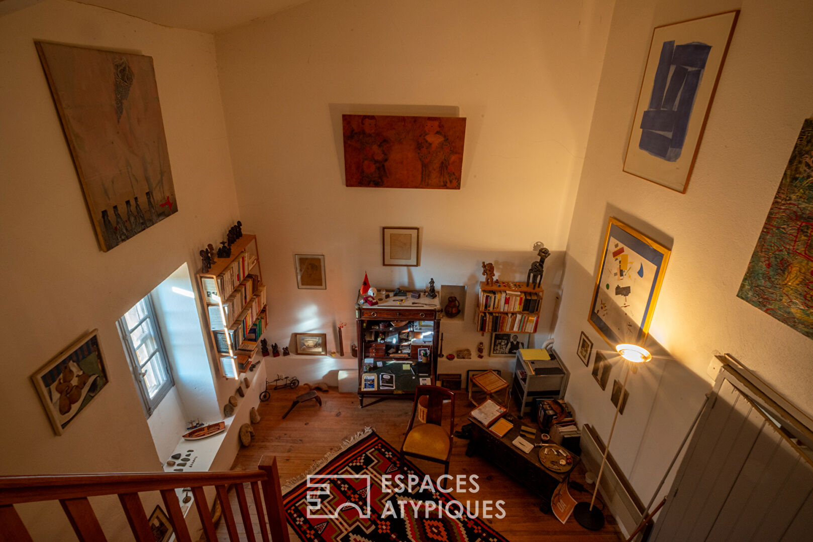 Oldd Ardèche farmhouse with character and its artist’s studio