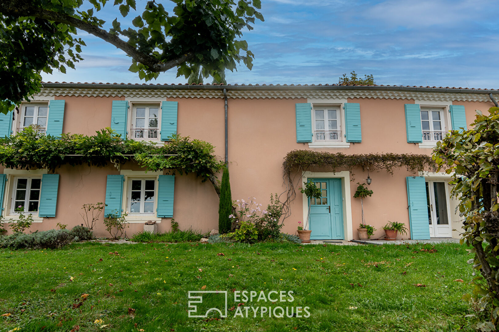 A family home in the Ardèche boasts unusual charm, panoramic views and building land.