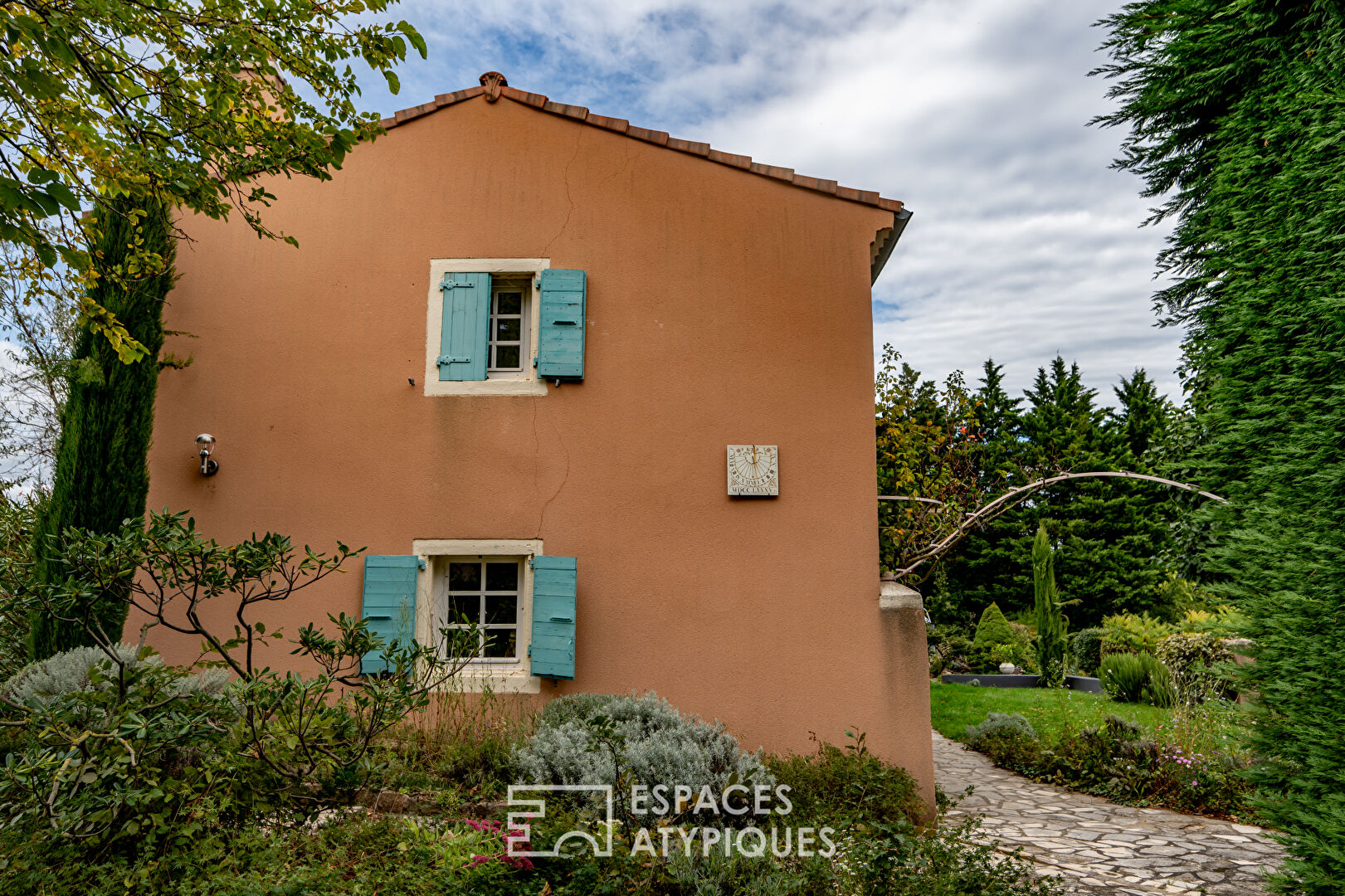 A family home in the Ardèche boasts unusual charm, panoramic views and building land.