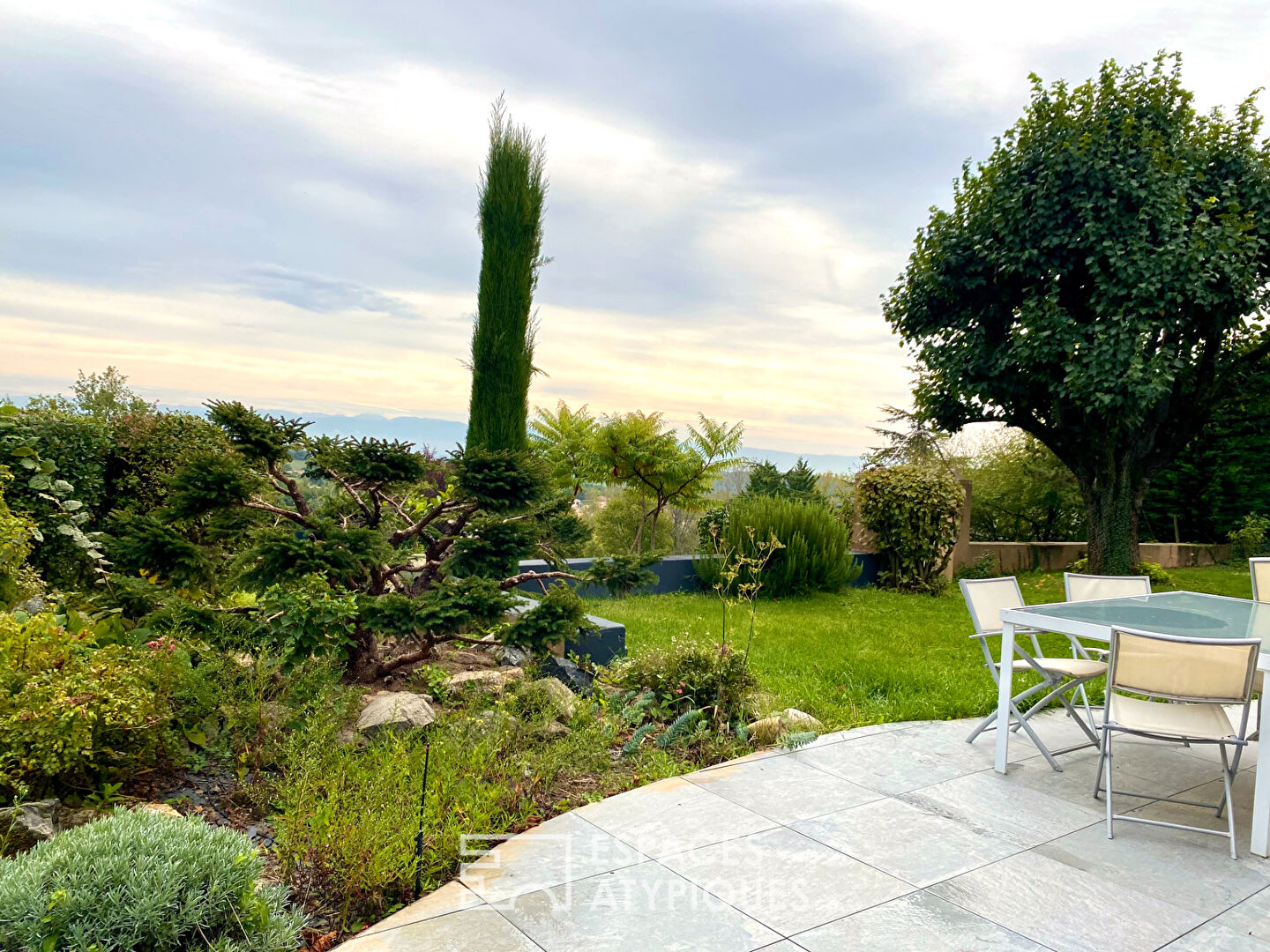 A family home in the Ardèche boasts unusual charm, panoramic views and building land.