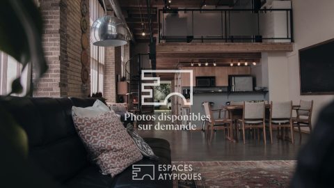 Character duplex apartment on the ground floor of a château