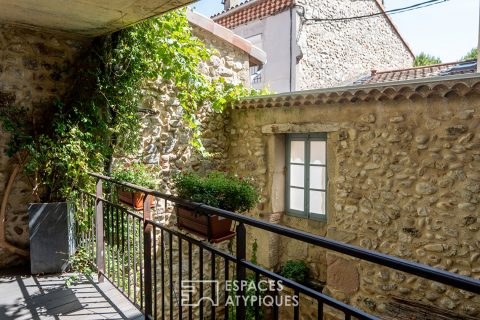 Maison de village rénovée avec terrasses à Saint-Péray