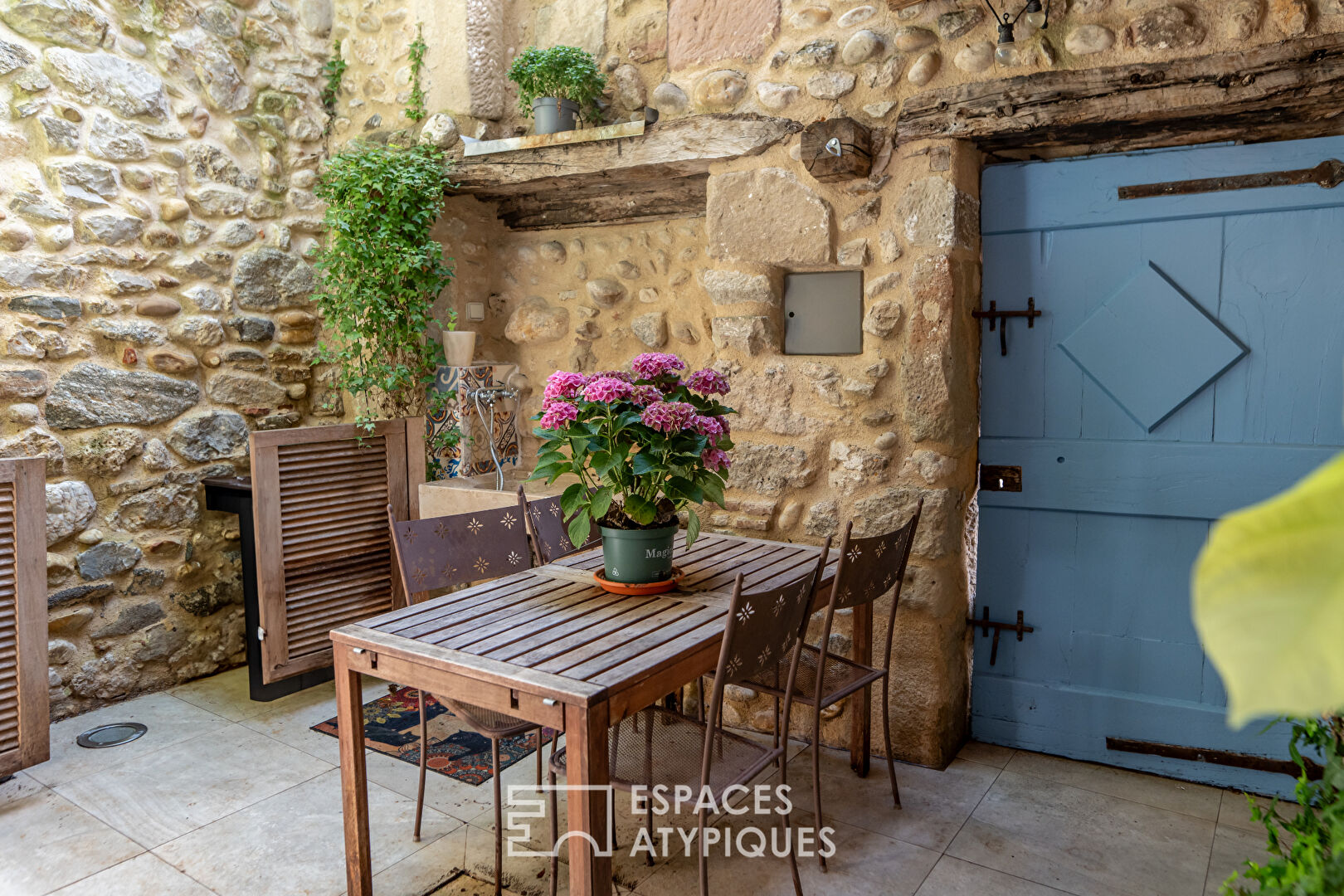 Maison de village rénovée avec terrasses à Saint-Péray