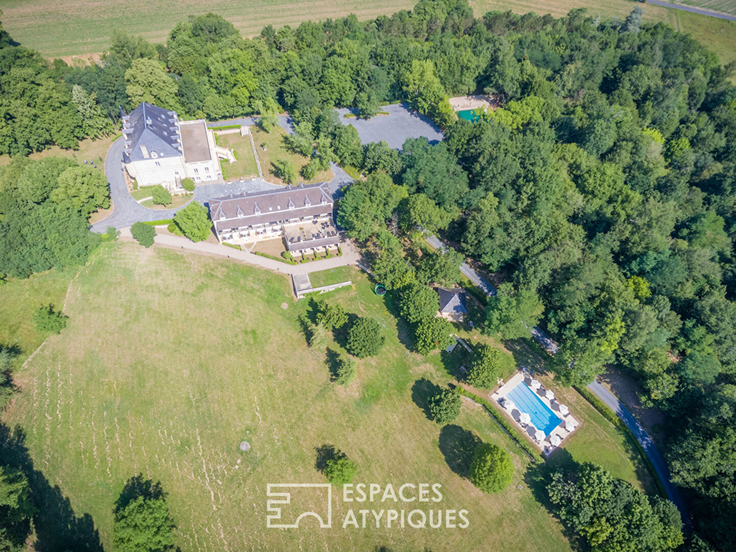 Renovated 19th century castle at the gates of Lascaux