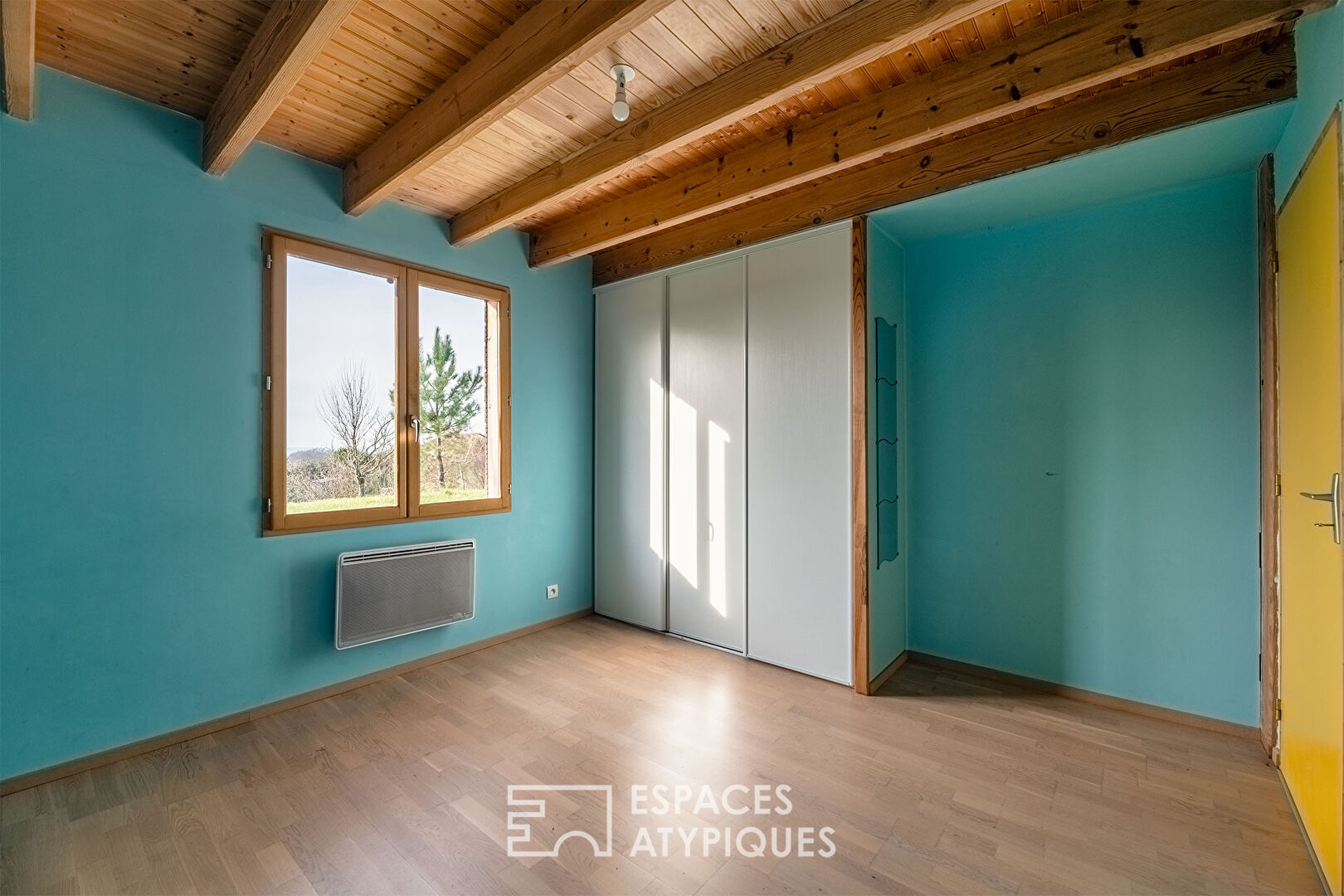 Maison en bois en coeur de nature et sa terrasse panoramique