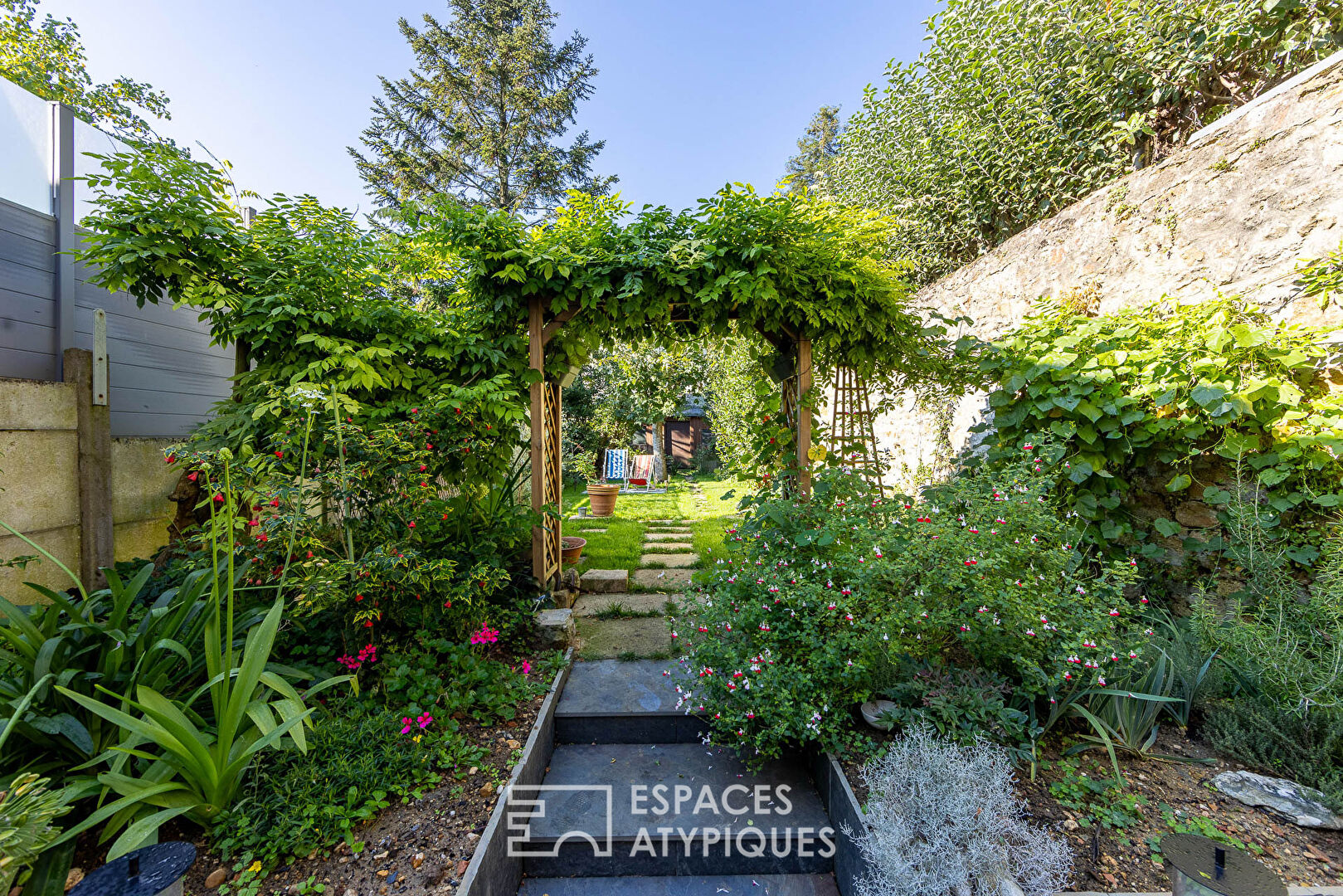 Charmante maison de ville avec jardin