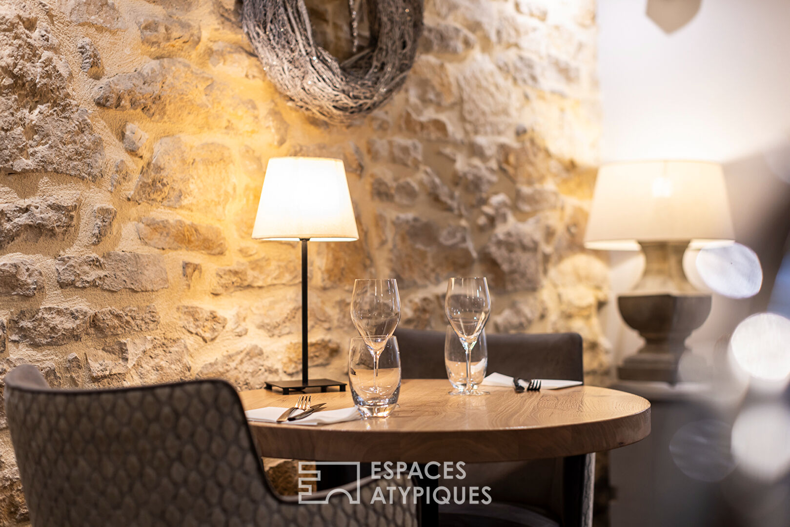 Restaurant chaleureux et cosy avec son appartement aux inspirations loft