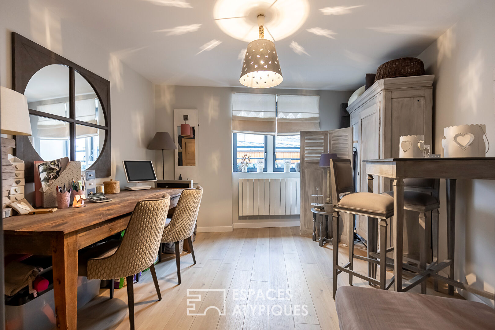 Restaurant chaleureux et cosy avec son appartement aux inspirations loft