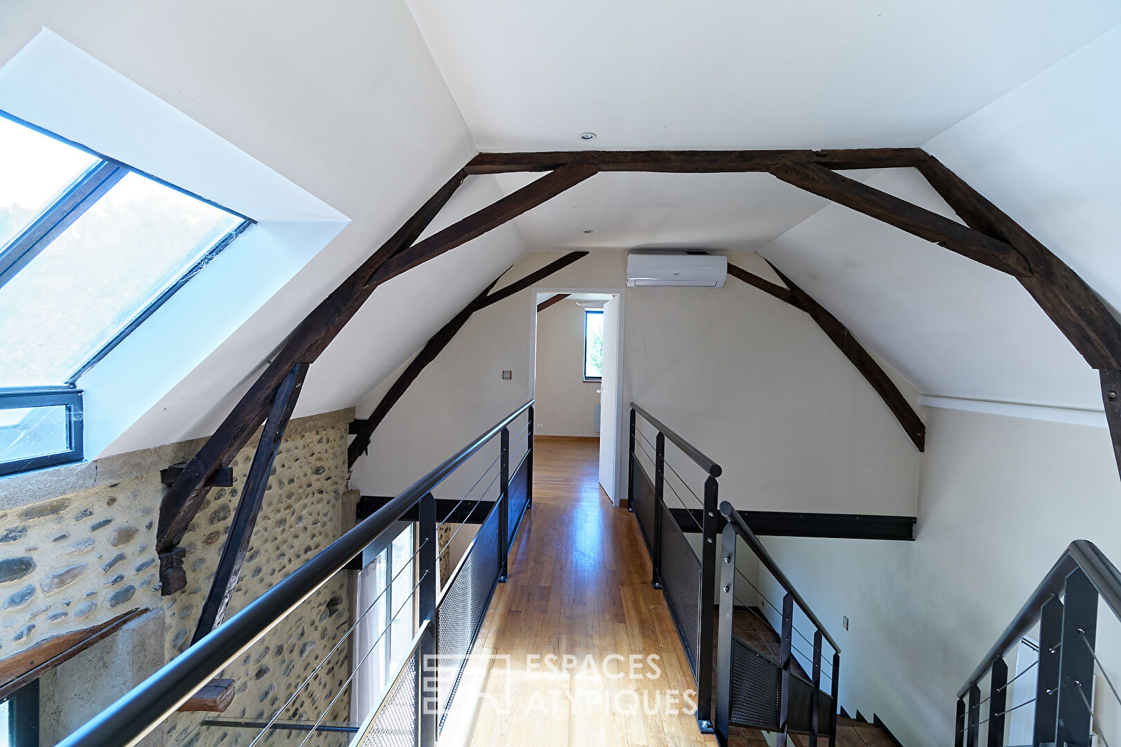 18th century stone house with views of the Pyrenees