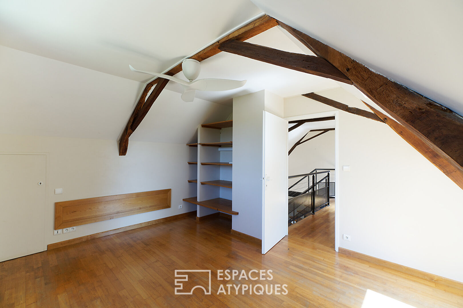 18th century stone house with views of the Pyrenees