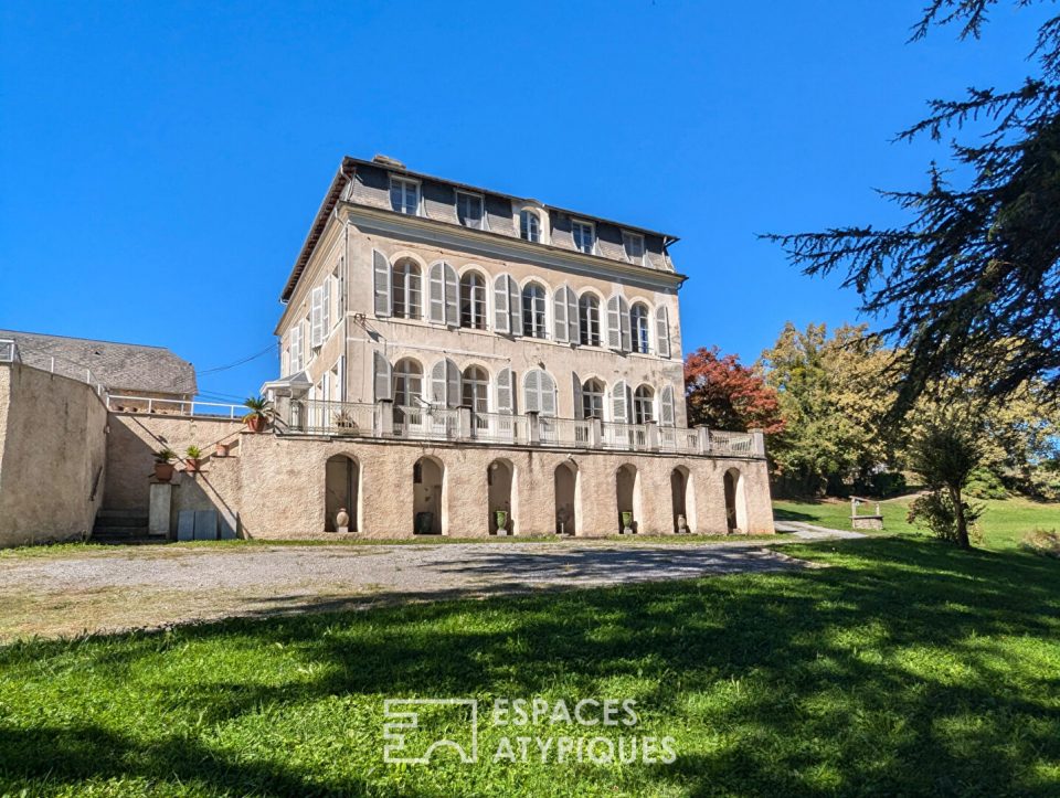 Spacieuse maison de Maître avec vue sur la nature et les Pyrénées