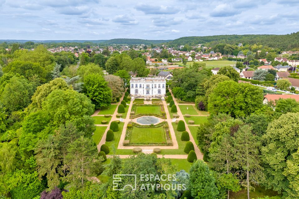 Château « Folie XVIIIème » au bord de l'Eure