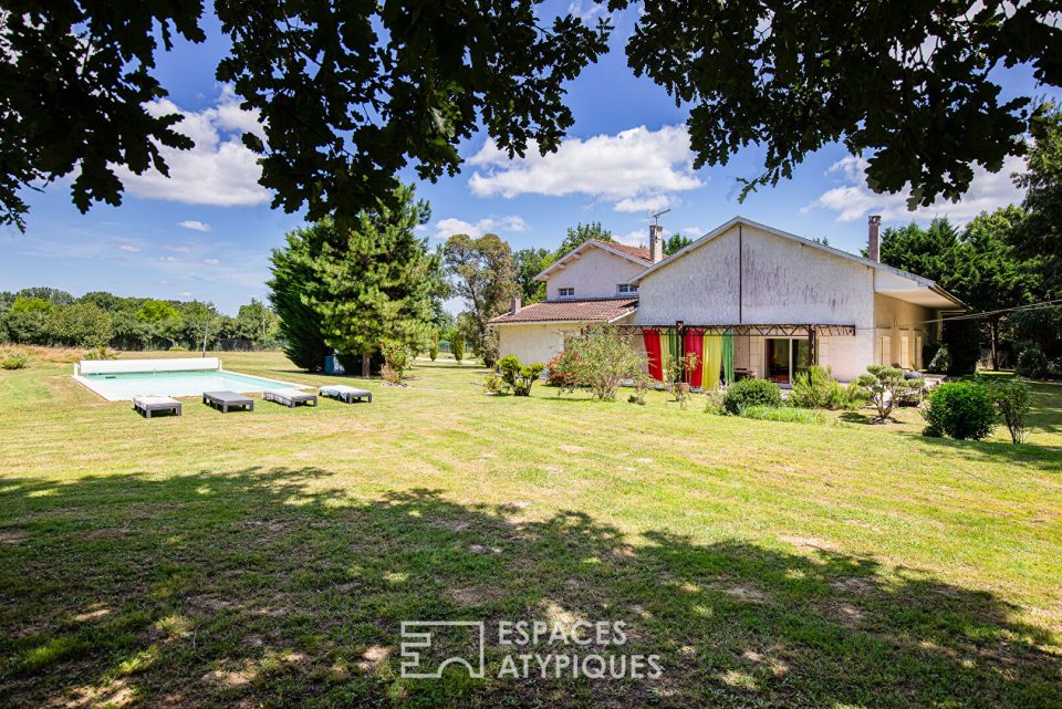 Maison du bonheur avec parc de détente sur l'axe Montauban-Toulouse