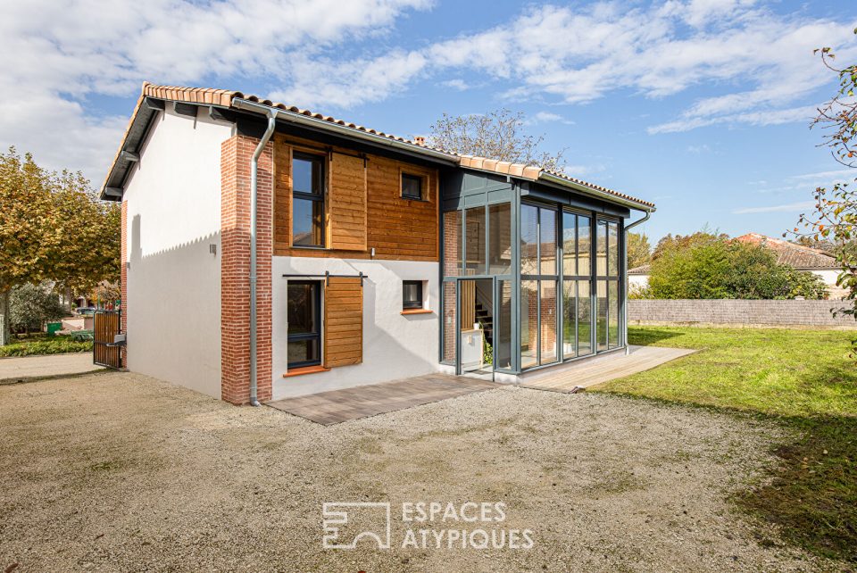 Hangar réhabilité avec Terrasse et Jardin