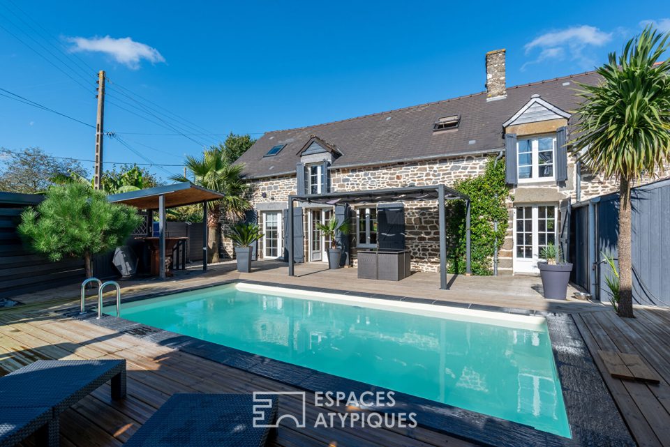 Charme Authentique : Longère Rénovée avec Piscine et Gîte Indépendant