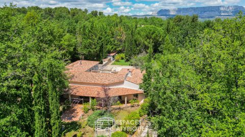 Provençal house with swimming pool and park