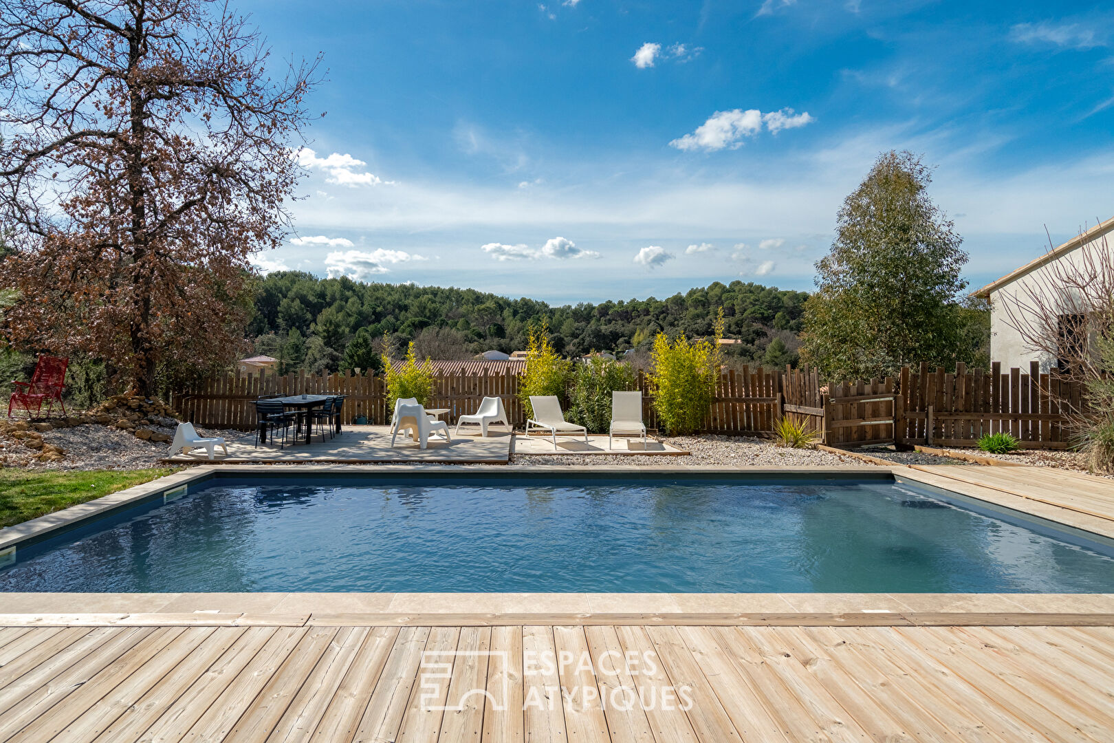 Maison d’architecte avec piscine