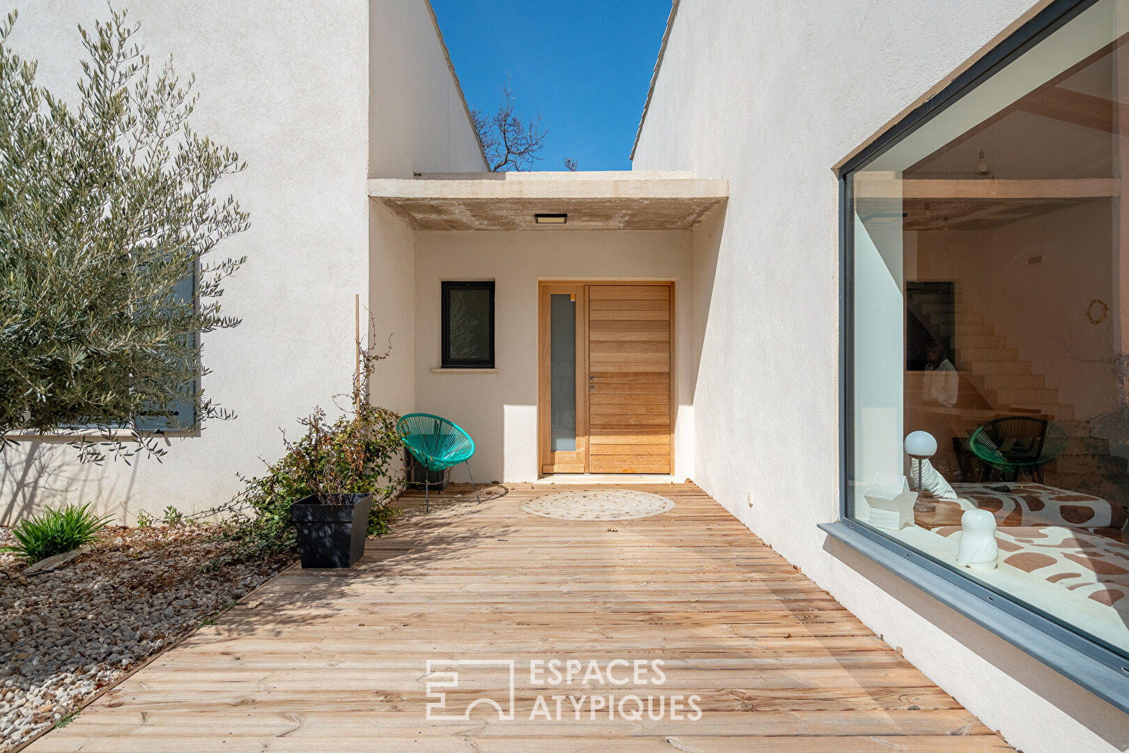 Maison d’architecte avec piscine